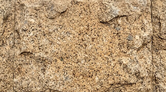 Rough Textured Granite Stone Surface, Natural Earthy Tones, Detailed Rock Background for Design