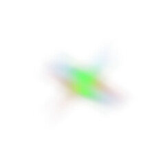 Fototapeta premium Rainbow light prism effect, transparent background. Hologram reflection, crystal flare leak shadow overlay.