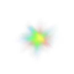 Fototapeta premium Rainbow light prism effect, transparent background. Hologram reflection, crystal flare leak shadow overlay.