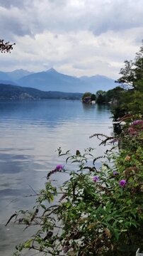 Millstatt am See, Austria &mdash; scenic view of Lake Millstatt and surrounding Alpine landscape