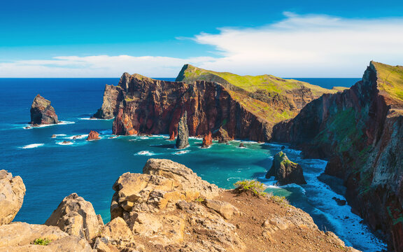 Landscape with Ponta de Sao Lourenco, Madeira Island, Portugal