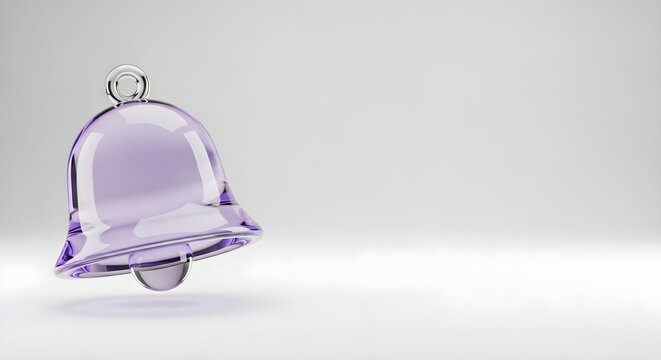 Glass Bell With Small Ball.