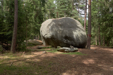Massive forest boulder near Zihle © Milan