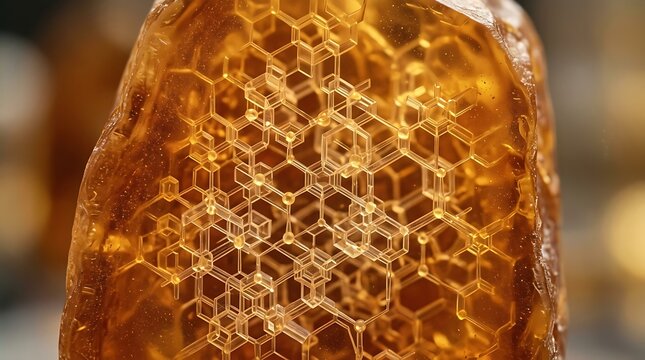 Translucent amber solid-state electrolyte membrane with crystalline lattice