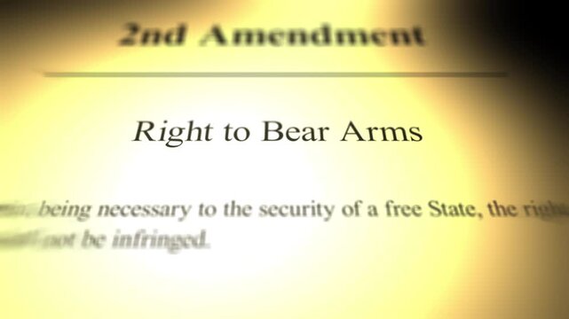 Second Amendment - Right to Bear Arms