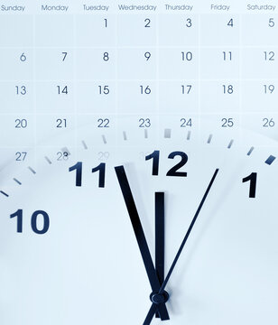 Clock and calendar