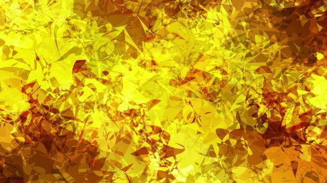 Vibrant Abstract Autumn Leaf Pattern 4K
