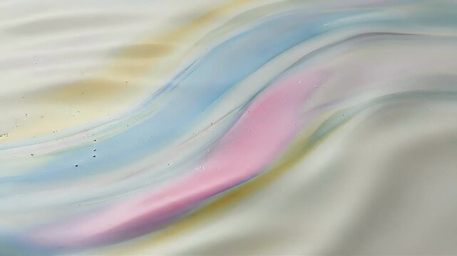 Abstract Liquid Wave Pastel Colored Fluid Flow Background Texture Surface Design