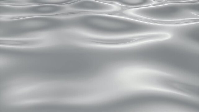 Minimalist Smooth Silver Liquid Abstract Background Texture For Modern Graphic Design