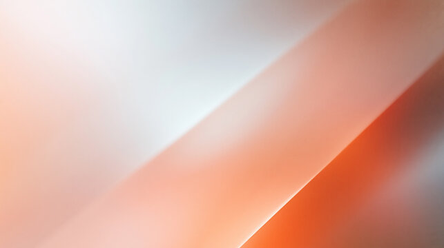 Abstract Peach and White Gradient Background with Diagonal Lines