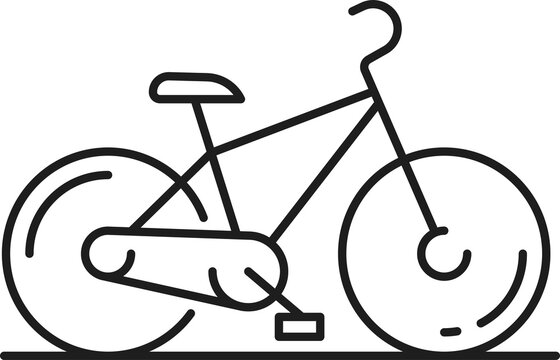 Eco-friendly transport isolated bike or bicycle