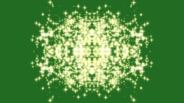 Luxury golden sparkle glitter line trail on green screen background, gold glitter light trail spiral with magic swirl path, shining twinkle, sparkling stars, cartoon doodle sparkles, seamless 4k