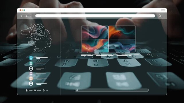 AI image generator interface enables image, AI, and generator process by converting user prompt into visual content using intelligent algorithms Marrow