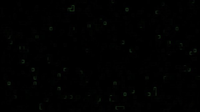 Linear tech background green animation. Gradient green linear static abstract background animation full frame 4k.