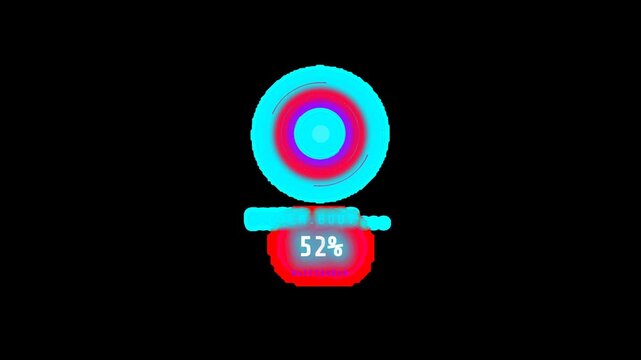 Cyberpunk Style Loading Screen Overlay