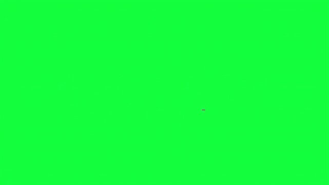 Wind animation ring shockwave on green screen