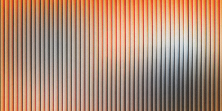 Abstract ribbed texture background featuring vertical parallel lines and warm orange and gray tones
