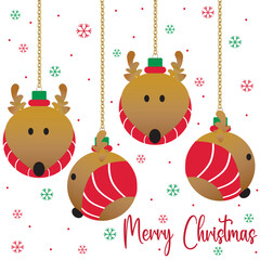 Whimsical christmas reindeer ornament design 2027 © Gerson29