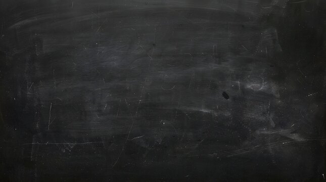 Empty dark chalkboard surface background with fine grainy texture