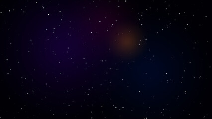 Fototapeta premium Distant star cluster in dark space digital backdrop
