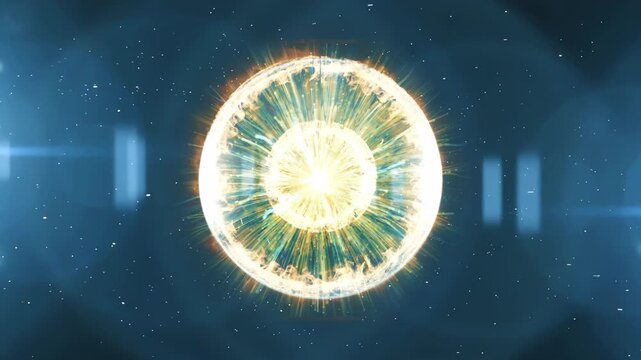 Mesmerizing space portal animation with magical energy effects and glowing rings. Perfect for sci-fi, fantasy, game intros, or mystical visuals. Easy to customize and integrate.