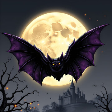 Full Moon Bat 