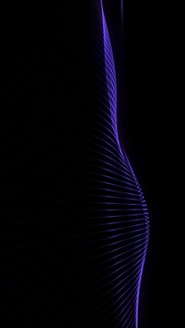 Abstract Vertical Oscillating Line Wave Background