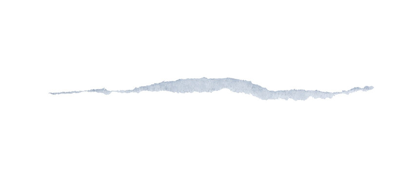 torn paper edges isolated on transparent background