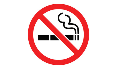 No smoking sign icon vector © Naim01
