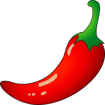 Fresh hot red chilli pappers
