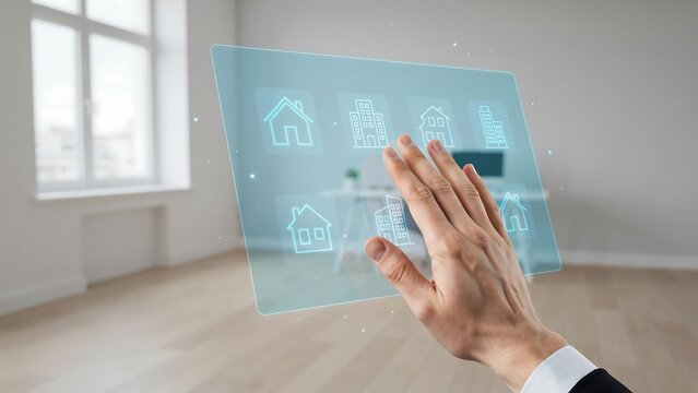 Virtual holographic touch screen interface interaction with hologram