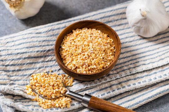 Dry Organic Minced Garlic Spice