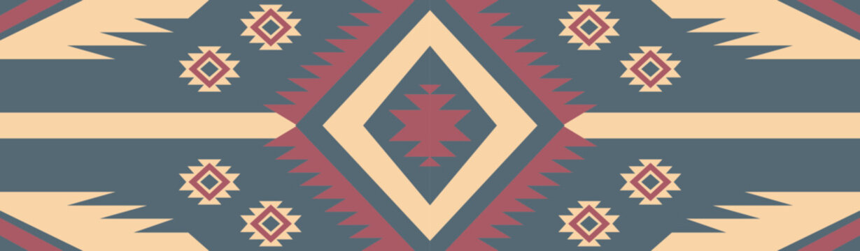 Tribal patterns, seamless pattern design, background borders.