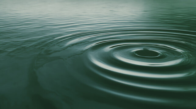 A serene image capturing water ripples, symbolizing tranquility and the movement of nature's elements.