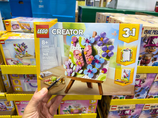 Fototapeta premium LEGO Creator 3 In 1 Floral Art Building Set