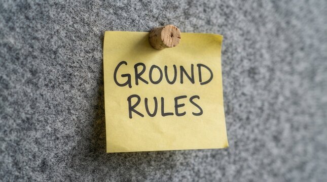 Team Collaboration Guidance and Workplace Ethics: Ground Rules Instruction Note for Professional