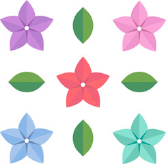 Obraz premium Origami Flower Set