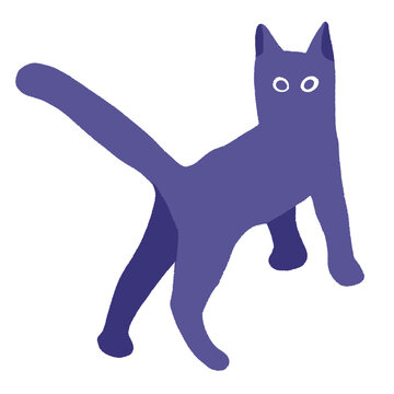 vector illustration of a cat