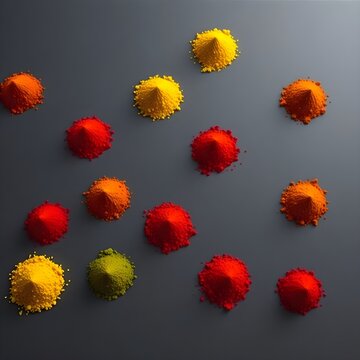 Colorful Spice Mound Plots and Data Visualization Patterns