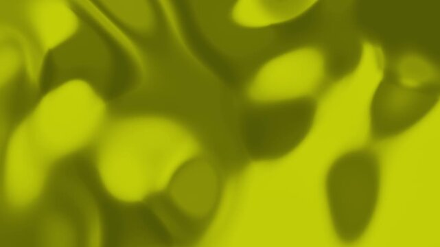 Yellow Green Olive Liquid Flowing Abstract Motion Background