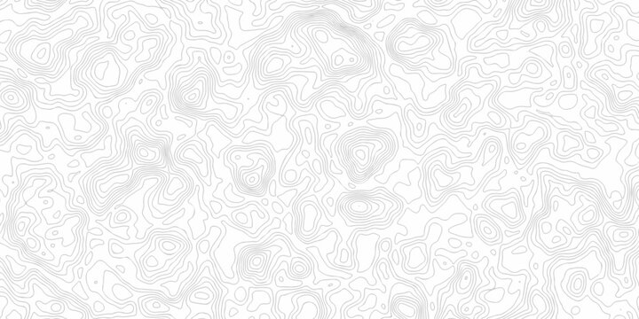 Black and white lines seamless Topographic map patterns, topography line map. Vintage outdoors style. The stylized height of the topographic map contour in lines and contours isolated on transparent.