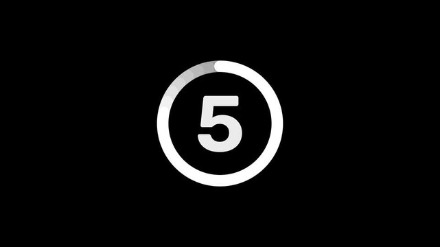 Circular Countdown Animation with Animated Progress