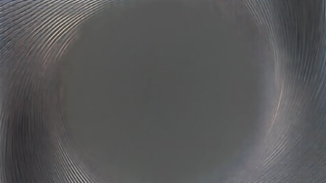 Metallic Shutter Circular Frame with Swirling Silver Blades on Transparent Background, Alpha Channel 1080p Motion Graphics