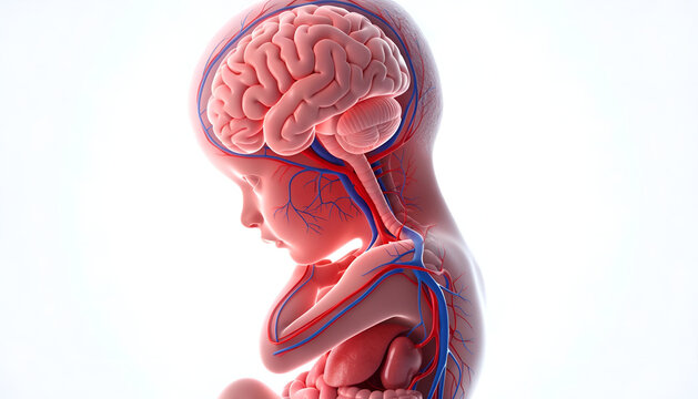 3D Anatomy Illustrations of Embryonic Development