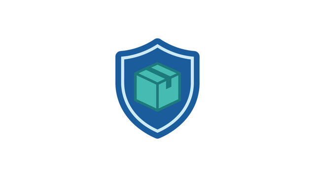 Secure Shipping Package Protection Icon
