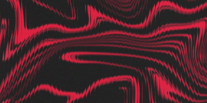 Vibrant red and black jagged distortion pattern provides retro television signal effect for edgy website landing pages.