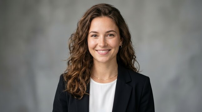 A young woman with a natural look in a professional portrait suitable for LinkedIn.