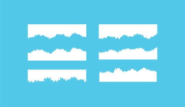 Tron page edges. Vector Illustration.