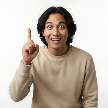 Photorealistic premium commercial stock photo 29-year-old Indonesian man