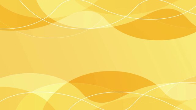 Abstract Golden Wavy Graphic Pattern 4K